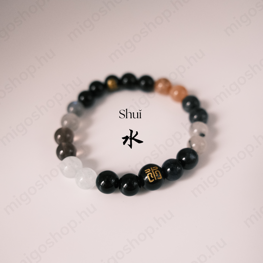 Wuxing (五行) -inspired bracelet -WATER (水 Shuǐ)