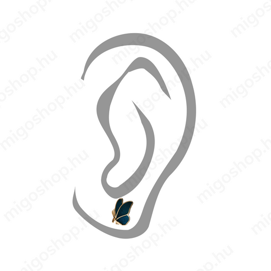 Butterfly Earrings in Kingfisher Style