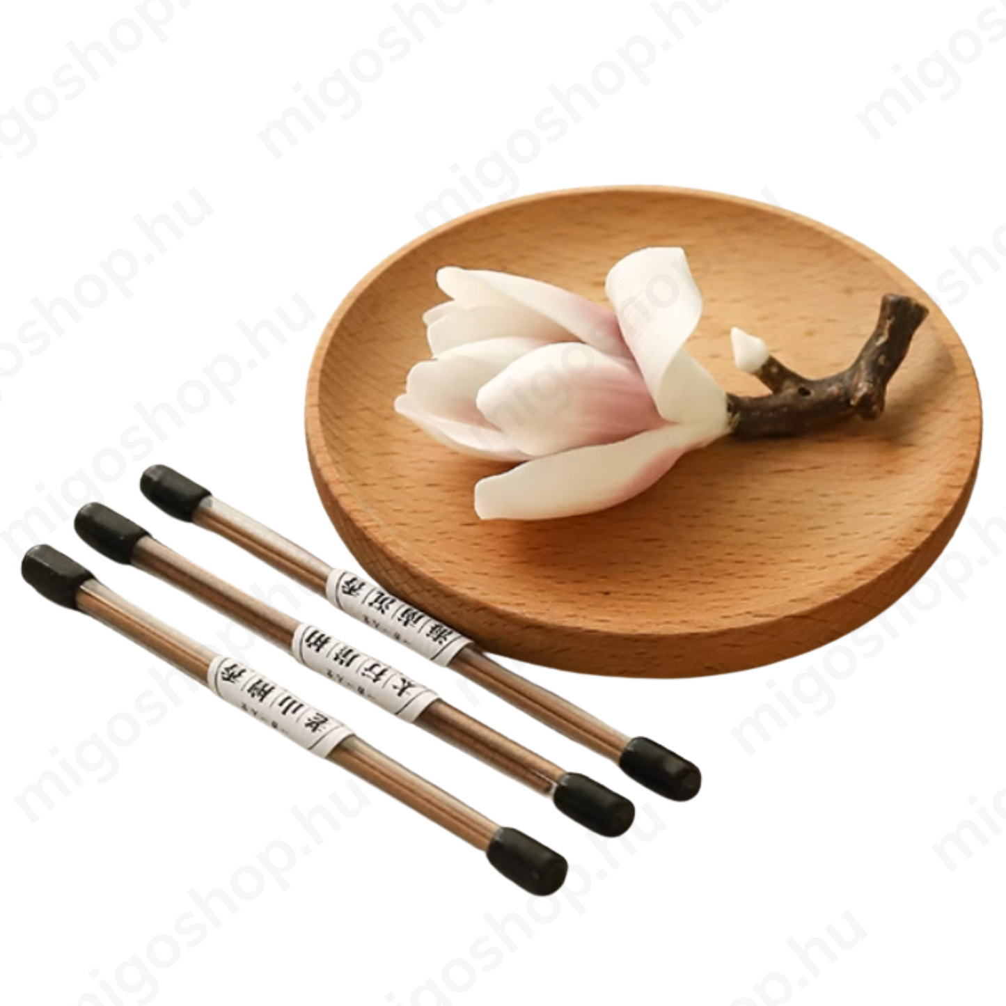 Magnolia Blossom Handmade Ceramic Incense Holder