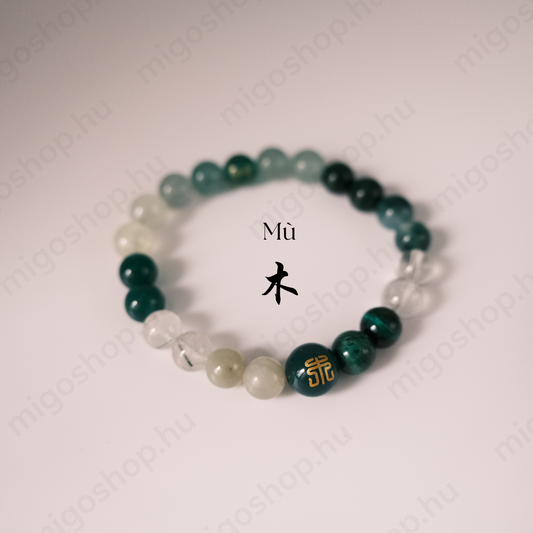 Wuxing (五行) -inspired bracelet -WOOD (木 Mù)