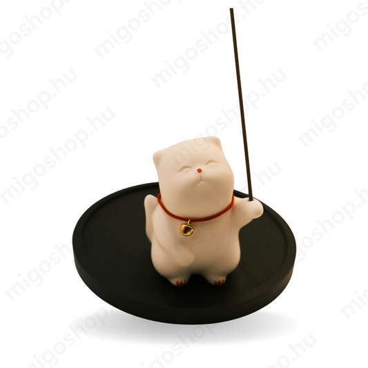 Ceramic Cat Incense Holder