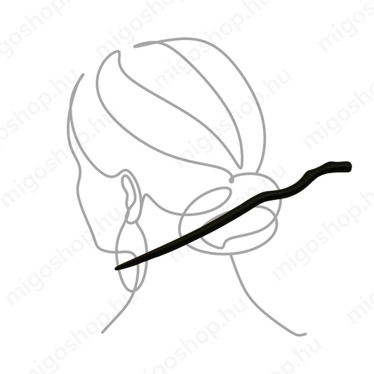 Premium Ebony Wood Hair Stick- Zan