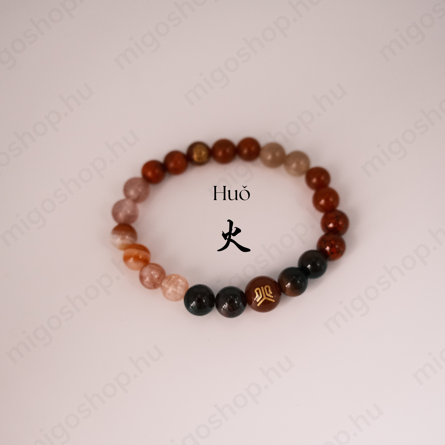 Wuxing (五行) -inspired bracelet -FIRE (火 Huǒ)