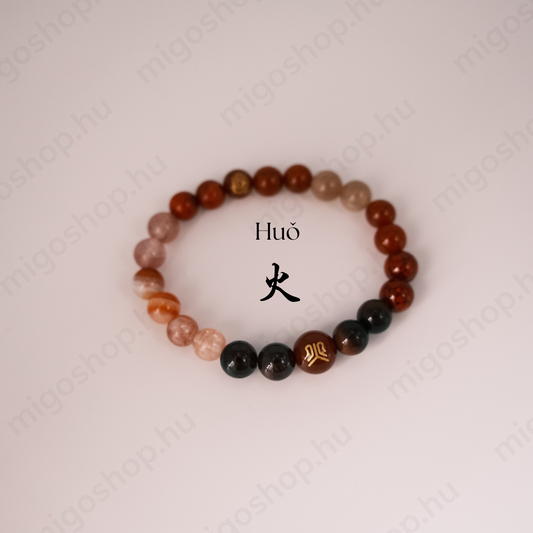 Wuxing (五行) -inspired bracelet -FIRE (火 Huǒ)